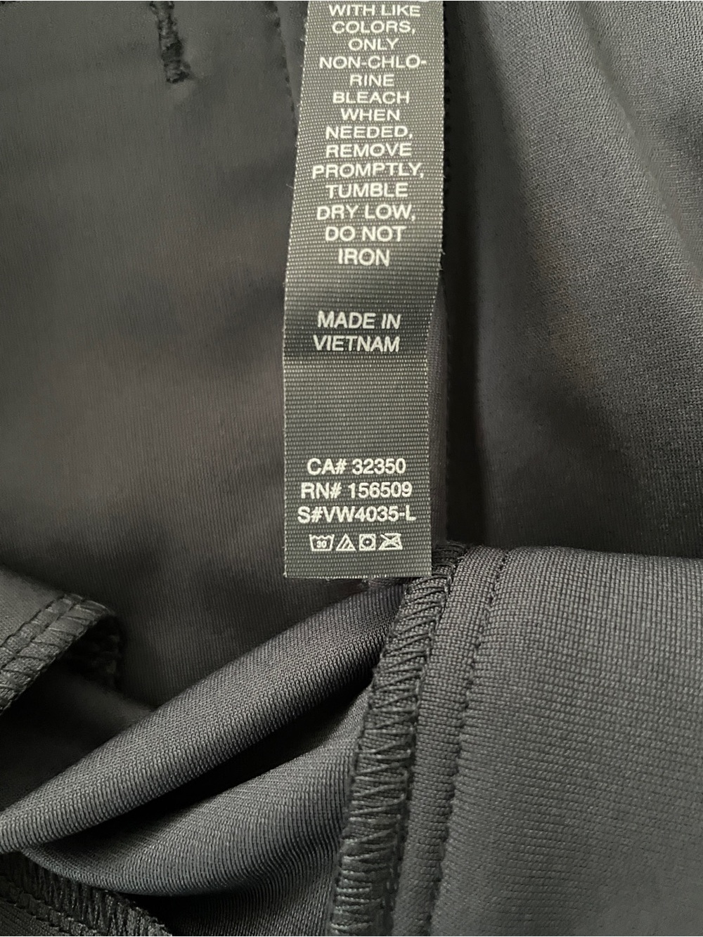 Vuori Meta Wideleg Tailored Long Pant in Charcoal Gray Size L - Picture 7 of 8